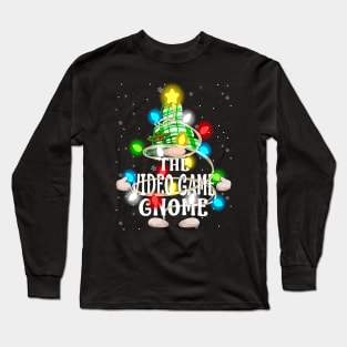 The Video Game Gnome Christmas Matching Family Shirt Long Sleeve T-Shirt